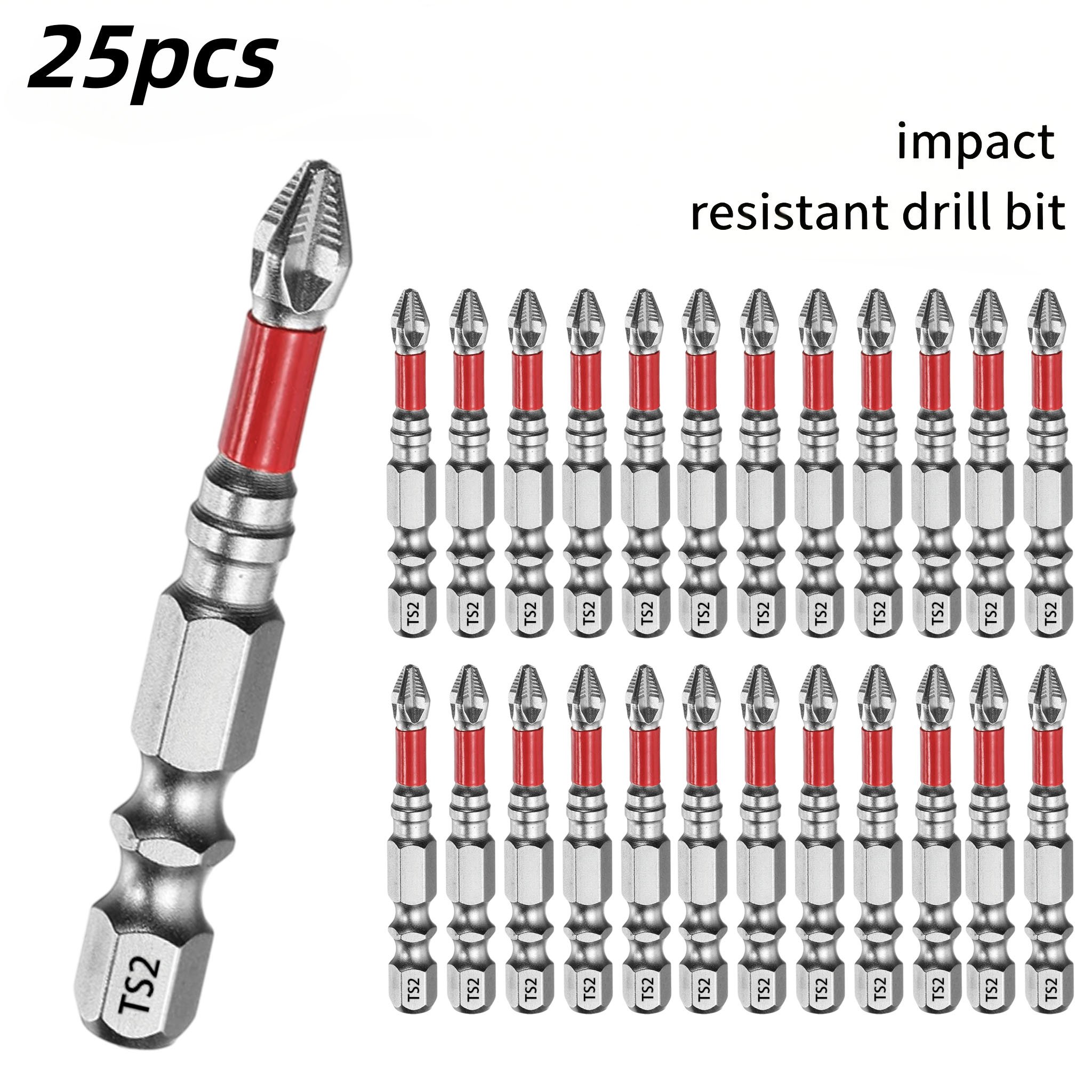 Industrial Tools - 25개입, 50mm 전문가용 긴 손잡이 드라이버