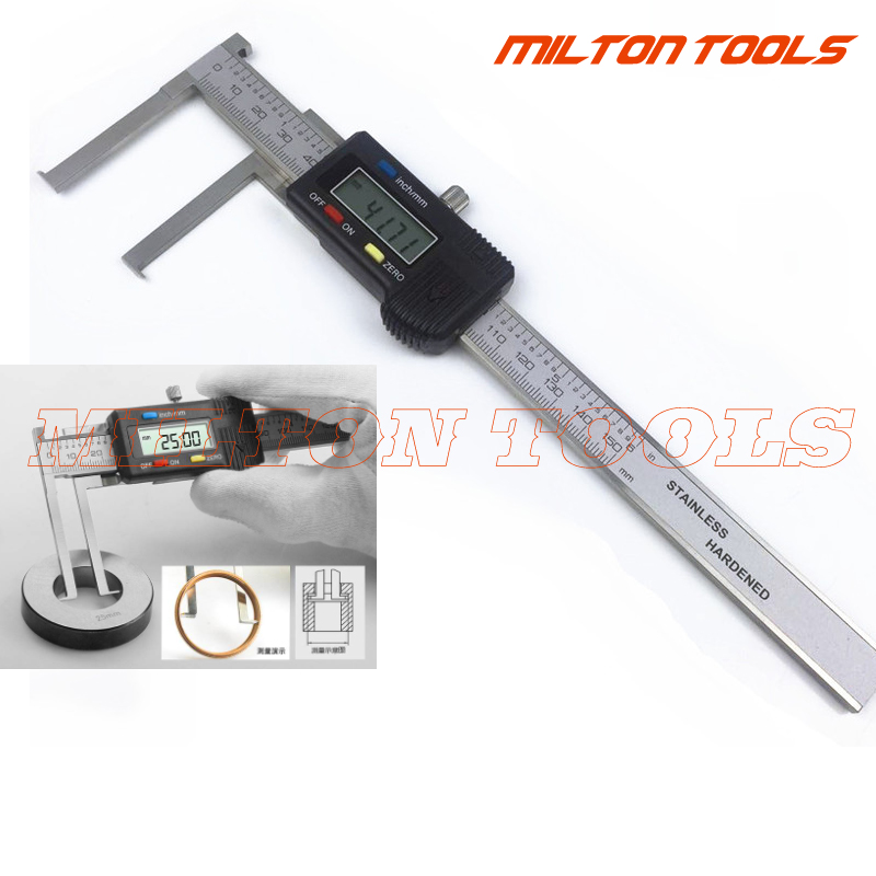 Digital Caliper 150Mm Stainless Steel - 10-150mm 디지털 내부 홈 캘리퍼스(나이프 엣지