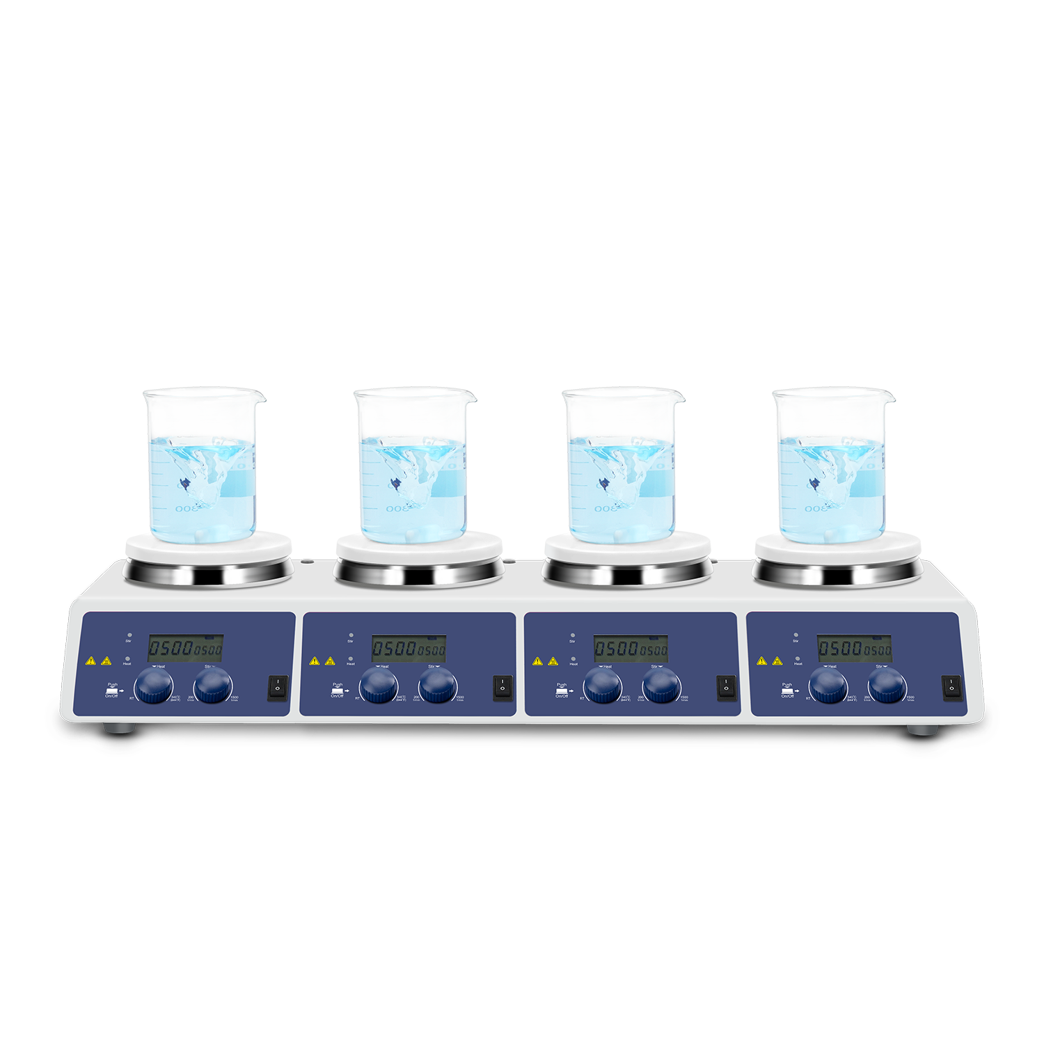 Lab Magnetic Stirrer Hot Plate - MS-H340-S4 LCD 4채널 디지털 마그네틱 핫플레이트
