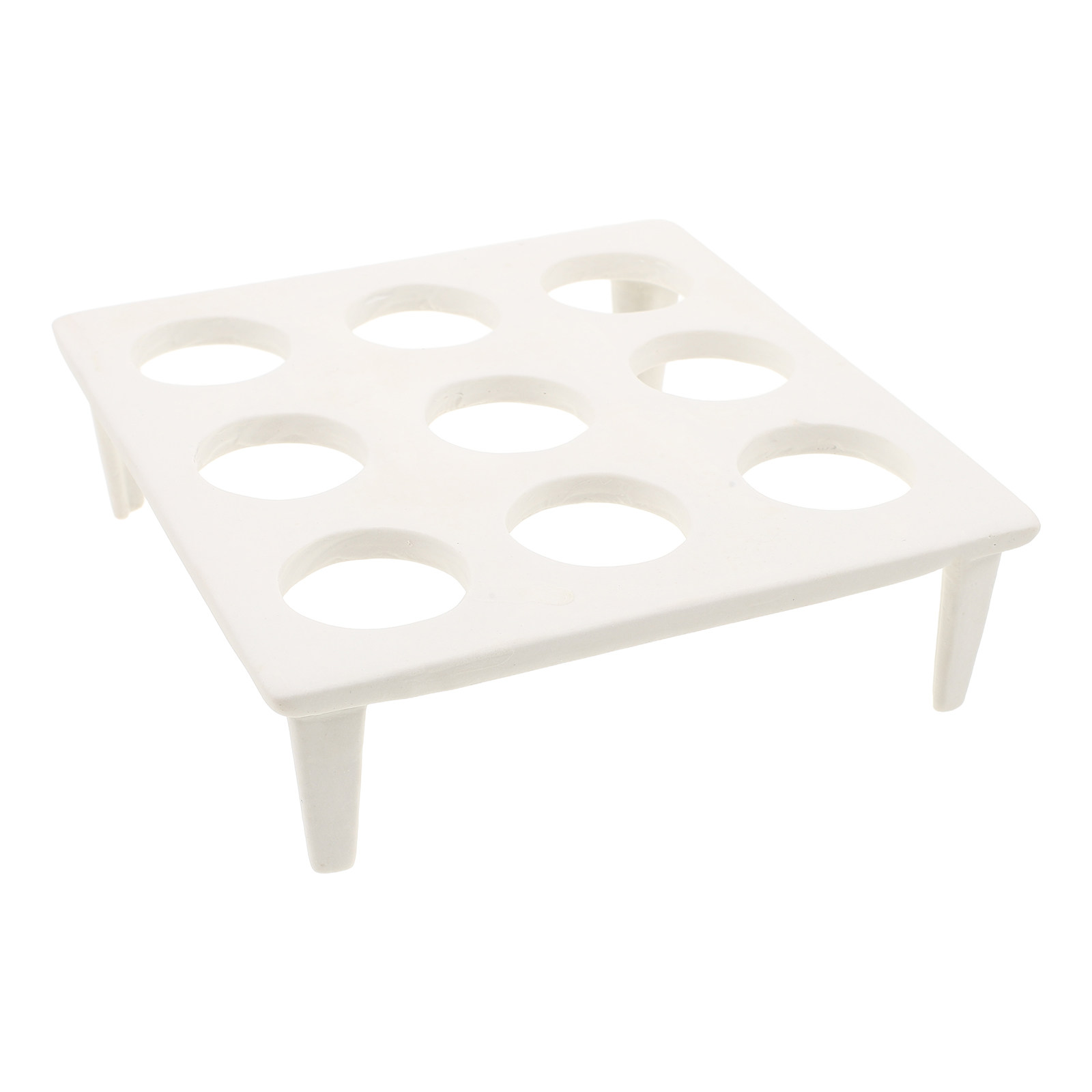 Lab Equipment - 9구 세라믹 도가니 받침대, 고온용 도가니