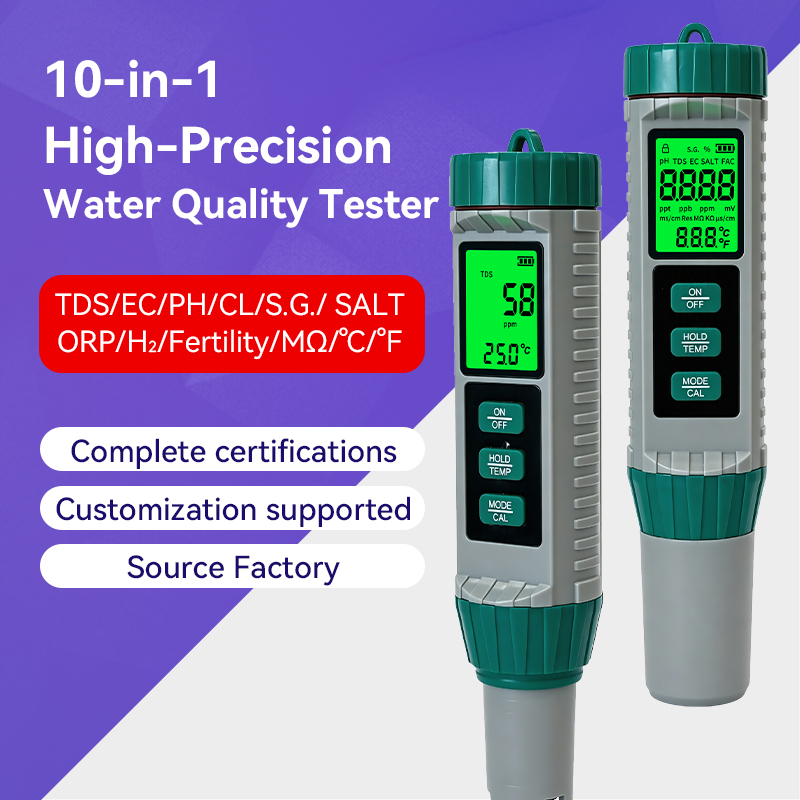 새로운 10가지 기능이 통합된 pH 측정기: pH, T - Ph Meter Digital Water Tester 리뷰 및 가격