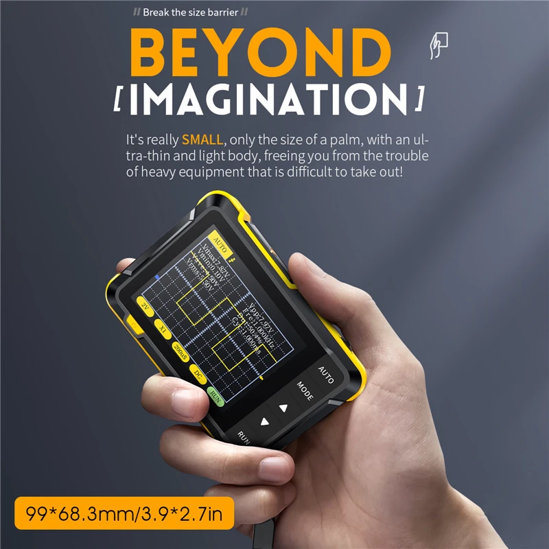 업그레이드된 휴대용 오실로스코프 키트, 1000mAh  - Fnirsi Digital Oscilloscope Handheld 리뷰 및 가격