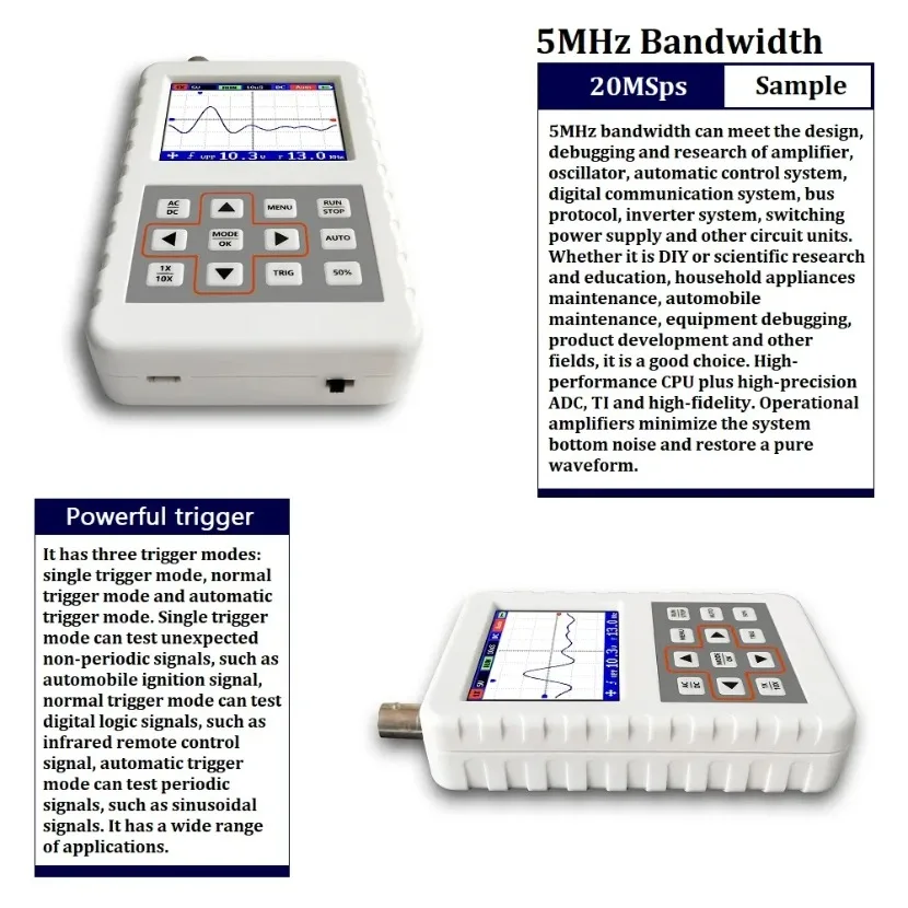 1개입 DSO FNIRSI PRO 휴대용 미니 디지털  - Fnirsi Digital Oscilloscope Handheld 리뷰 및 가격