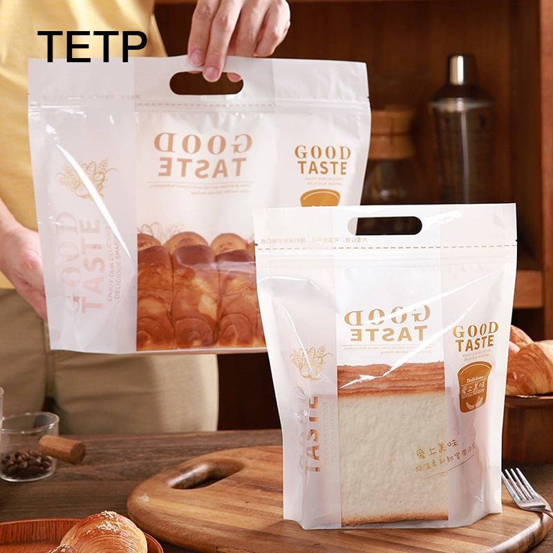 TETP 투명 창이 있는 빵 가방, 홈 파티 수제 비스 - Packaging 리뷰 및 가격