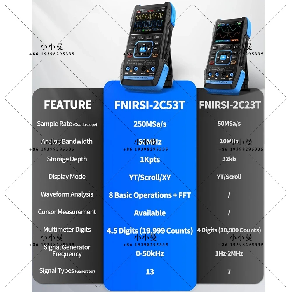 FNIRSI 2C53T 업그레이드된 휴대용 오실로스코프 - Fnirsi Digital Oscilloscope Handheld 리뷰 및 가격