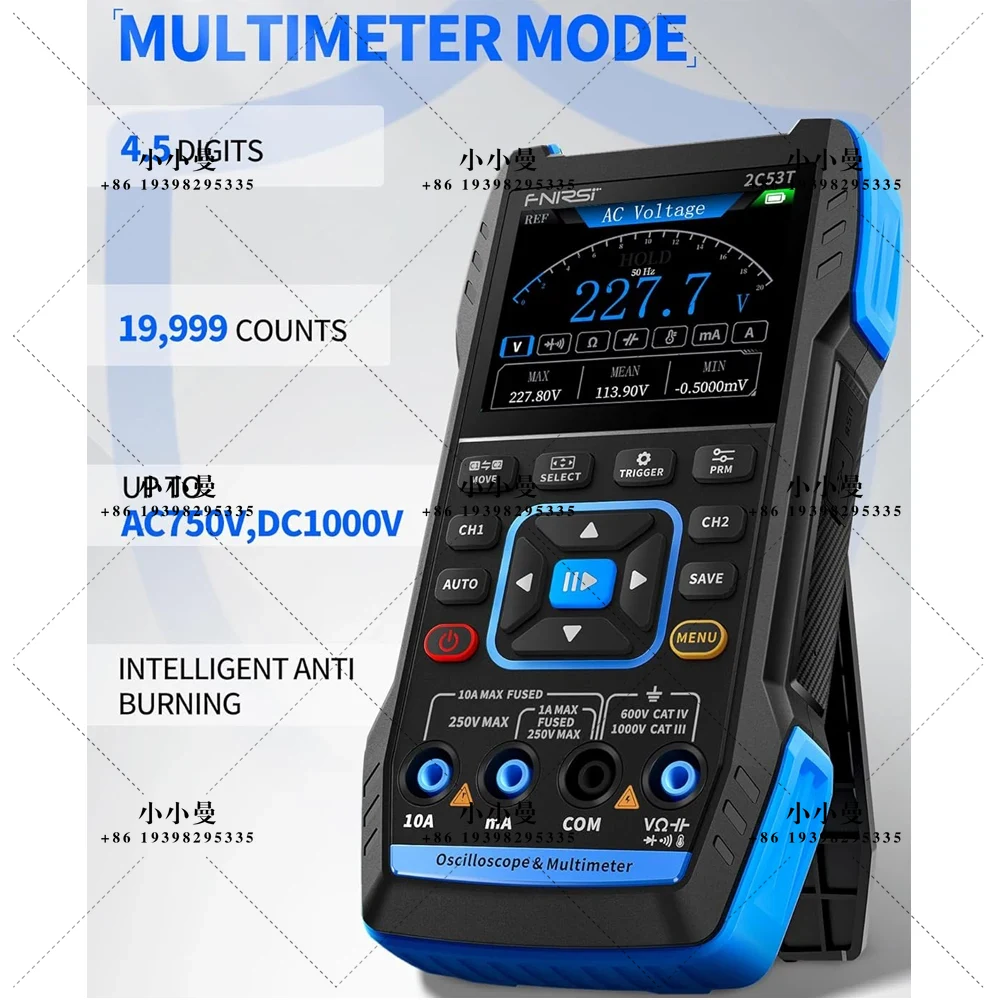 FNIRSI 2C53T 업그레이드된 휴대용 오실로스코프 - Fnirsi Digital Oscilloscope Handheld 리뷰 및 가격