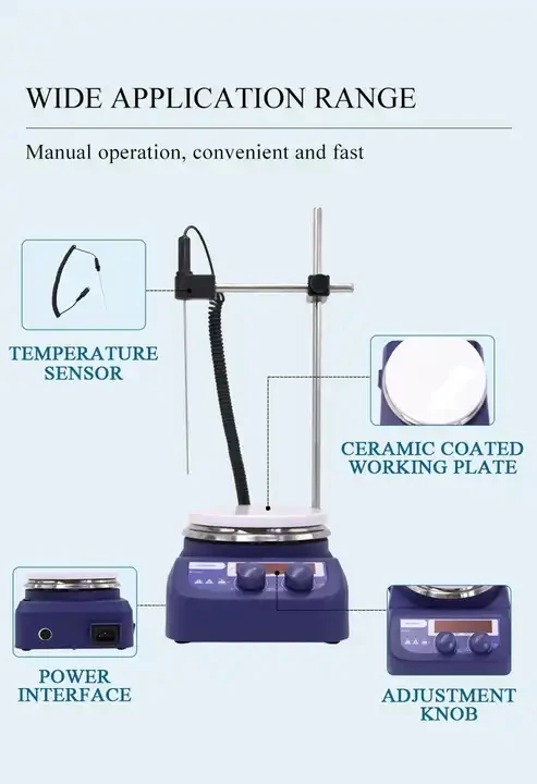 MS-H280-PRO 산업용 가열식 자석 교반기 믹서  - Lab Magnetic Stirrer Hot Plate 리뷰 및 가격