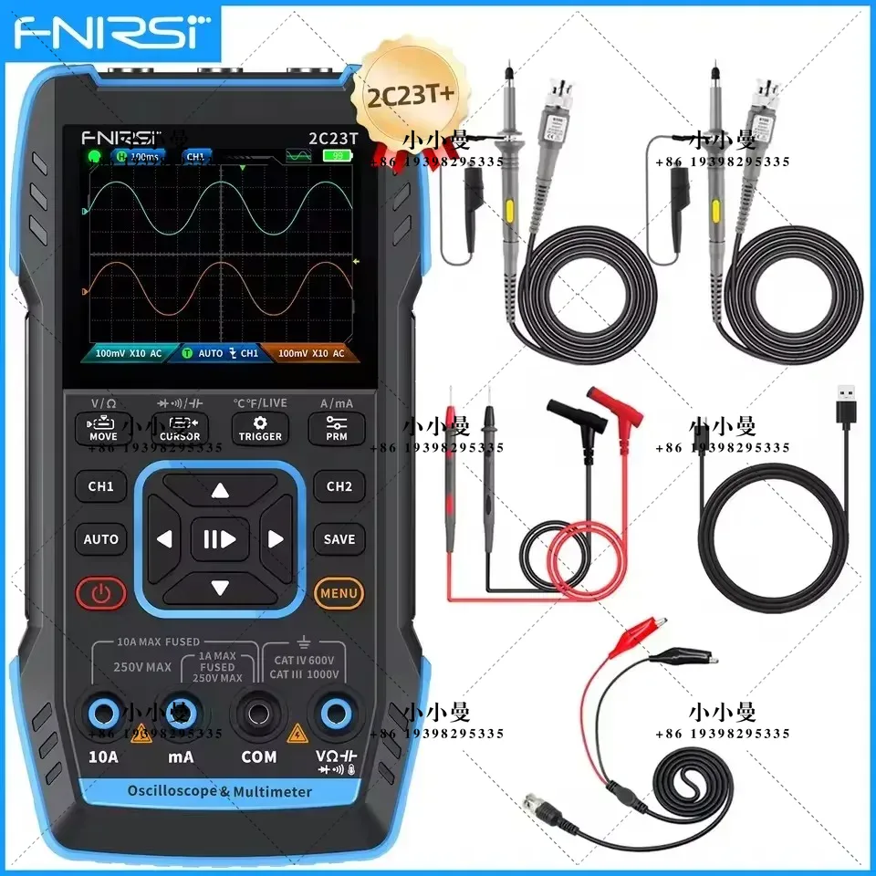 FNIRSI 2C23T 10MHz, 2C53T 50MH - Fnirsi Digital Oscilloscope Handheld 리뷰 및 가격