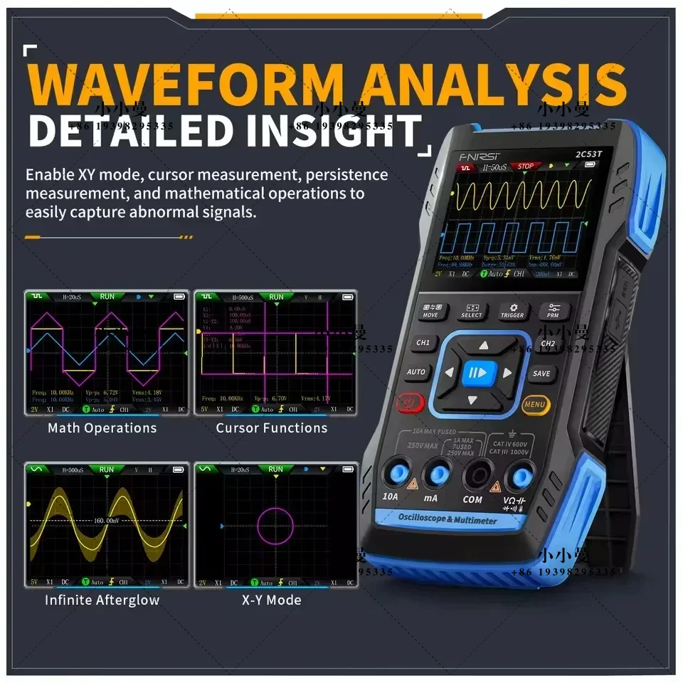 FNIRSI 2C23T 10MHz, 2C53T 50MH - Fnirsi Digital Oscilloscope Handheld 리뷰 및 가격
