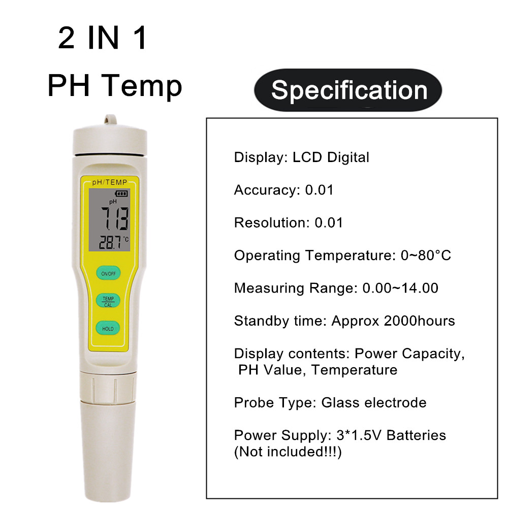 TDS PH EC 온도 측정기, 수질 테스트, 온도 모 - Ph Meter Digital Water Tester 리뷰 및 가격